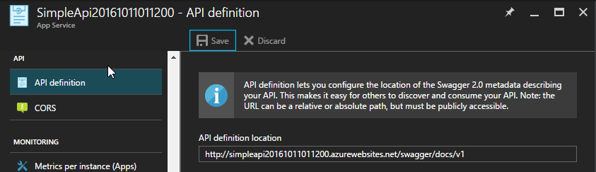 Set API Definition