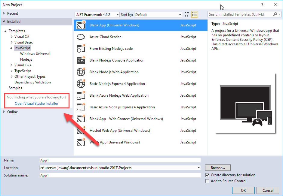 install visual studio extension